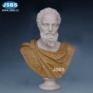 Greek Male Marble Bust, Greek Male Marble Bust